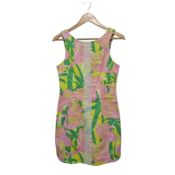 Lilly Pulitzer Dresses & Skirts - Lilly Pulitzer X Target Collab "Fan Dance" Dress - Flamingo - SIZE 6 Preppy